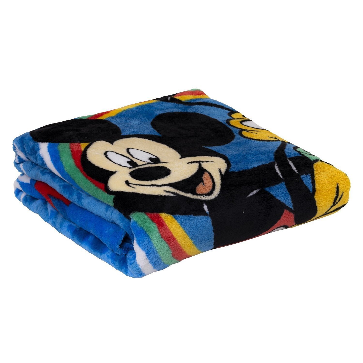 Cobertor Raschel Plus Juvdisney Mickey Best Pals1,50mx2,00m Az/cd - 1