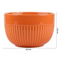 Ver imagem 2 de Tigela Grande Redonda 22cm Porcelana Laranja Assar e Servir Germer Cozinha
