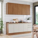 Ver imagem 1 de Cozinha Compacta 5 Peças com com Tampo Yasmin Espresso Móveis