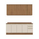 Ver imagem 4 de Cozinha Compacta 5 Peças com com Tampo Yasmin Espresso Móveis