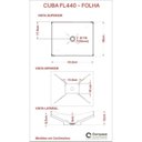 Ver imagem 5 de Kit com 2 Conjuntos para Banheiro Gabinete com Cuba F44 e Prateleira 605W Metrópole Preto/Onix