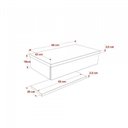 Ver imagem 3 de Kit com 2 Gabinetes para Banheiro com Cuba Q35 e Prateleira 605W Metrópole Branco/Chess
