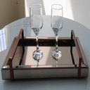 Ver imagem 6 de Bandeja Espelhada Liz com Alça Cobre