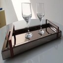 Ver imagem 7 de Bandeja Espelhada Liz com Alça Cobre