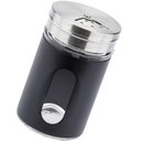 Ver imagem 2 de Pote Porta Condimentos Saleiro Pimenteiro Vidro Aço Inox Tampa Armazenar Sal Pimenta Tempero - Preto