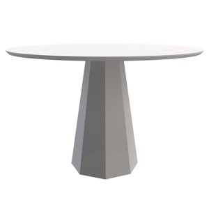 Mesa de Jantar Isis 1,20X1,20 Off White New Ceval