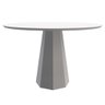 Mesa de Jantar Isis 1,20X1,20 Off White New Ceval - 1