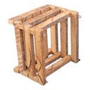 Ver imagem 1 de Cachepot de Madeira para Orquídea 20x20 + Haste - 4 Unid. Madeira Cachepot