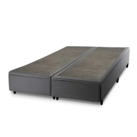 Base Box Baú Prince Sued Queen Size 158 x 197 x 41cm