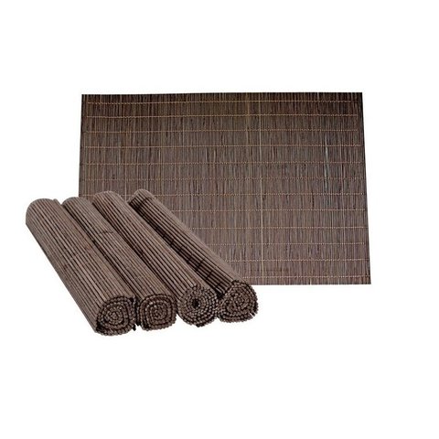 Jogo Lugar Americano Bambu Marrom 45x30cm 4 Peças - Yangzi