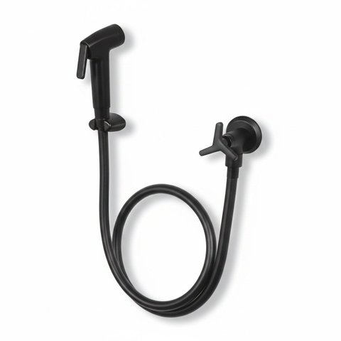 Ducha Higiênica Tríade 1/4 de Volta 27043 Meber - Preto