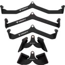Ver imagem 1 de Kit Puxadores Anatômicos Academia Musculação 5 Peças Yangfit