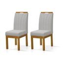 Ver imagem 7 de Kit 2 Cadeiras para Sala de Jantar Portinari Cinza