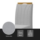 Ver imagem 6 de Kit 2 Cadeiras para Sala de Jantar Portinari Cinza