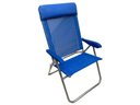 Ver imagem 1 de Cadeira Reclinavel Master Sanete Almofada Ronchetti 140 Kg Azul Royal
