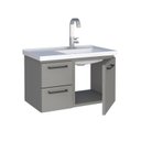 Ver imagem 3 de Kit com 2 Gabinetes para Banheiro em Aço 61,5cm Romã 