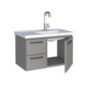 Ver imagem 3 de Kit com 2 Gabinetes para Banheiro em Aço 61,5cm Romã