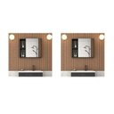 Ver mais imagens de Kit com 2 Espelheiras para Banheiro com Armário em Aço