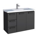 Ver imagem 2 de Kit com 2 Gabinetes para Banheiro em Aço 3 Gavetas 81cm