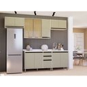 Ver imagem 1 de Cozinha Modulada Compacta 5 Peças com Tampo Linea Luciane Móveis