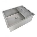 Ver imagem 1 de Inox 50x40 Cuba Pia Gourmet C/escorredor