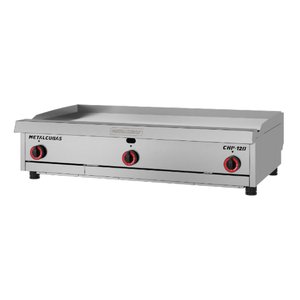 Chapa a Gás Premium CHP-120 em aço inox Metalcubas à gás