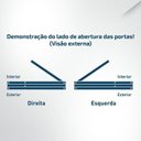 Ver imagem 6 de Kit com 5 Folhas de Porta Maciça 210x72cm Eucalipto Pm09 Veneziana Cruzeiro Portas