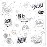 Plastico Adesivo 45CMX10M para Colorir Lettering 0,80 - 1