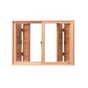 Ver imagem 3 de Kit com 2 Janelas de Madeira Pantográficas 100x120cm Lisa Pop Requadro Esel