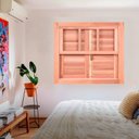 Ver imagem 4 de Kit com 2 Janelas Guilhotina com Ferragem Je821 Esel 100x100x12cm