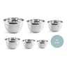 Jogo de Bowls Inox Profissional 6 Peças - o Kit Completo para Sua Cozinha - 1
