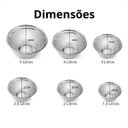 Ver imagem 6 de Jogo de Bowls Inox Profissional 6 Peças - o Kit Completo para Sua Cozinha
