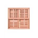 Ver imagem 1 de Kit com 2 Janelas Guilhotina com Ferragem Je821 Esel 100x120x12cm