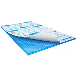 CHAPA DE POLICARBONATO ALVEOLAR AZUL 2,10X2,00X6MM