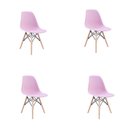 Ver mais imagens de Cadeira Eiffel Dsw Madeira Eames Rosa