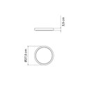 Ver imagem 2 de Prato para Vaso de Planta Tramontina em Polietileno Concreto Pp