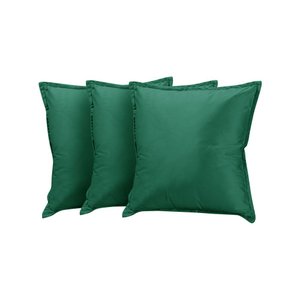 Kit 3 Almofadas Decorativas Bali Veludo Verde