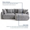 Ver imagem 7 de Sofá Cama Modular Orgânico Retrátil 4 Lugares com Almofadas 280cm Malibu