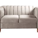 Ver imagem 4 de Namoradeira Realeza Sofá Chesterfield Decoração Sala Recepção Estilo Retrô
