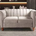 Ver imagem 1 de Namoradeira Realeza Sofá Chesterfield Decoração Sala Recepção Estilo Retrô