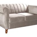 Ver imagem 2 de Namoradeira Realeza Sofá Chesterfield Decoração Sala Recepção Estilo Retrô