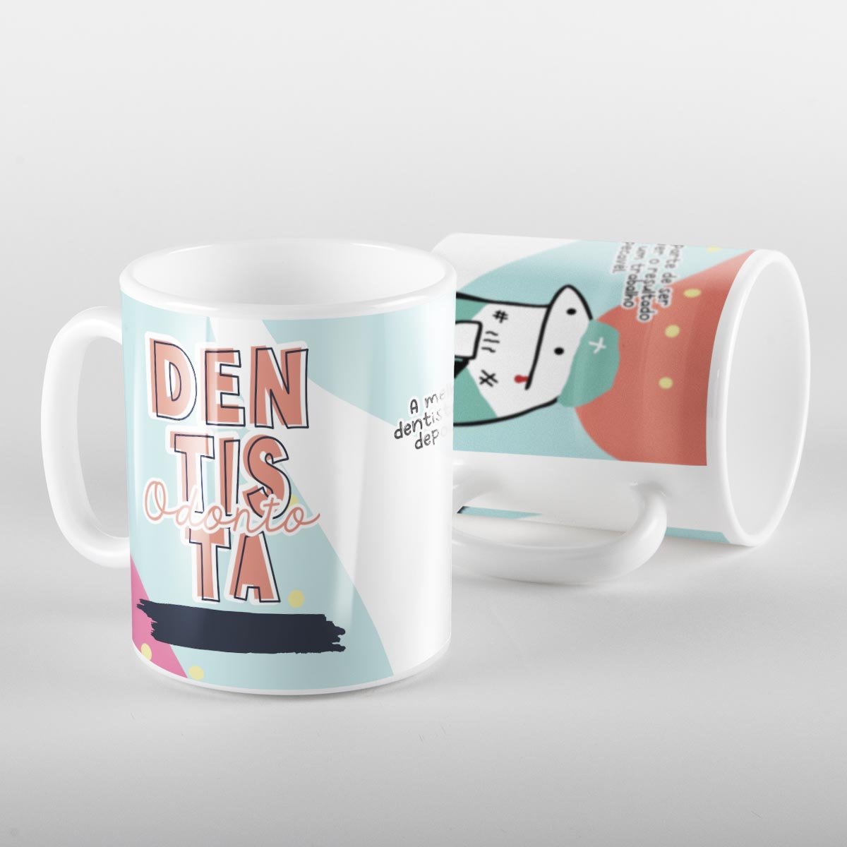 Caneca flork meme dentista - 1