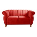 Ver imagem 4 de Namoradeira Realeza Sofá Chesterfield Decoração Sala Recepção Estilo Retrô