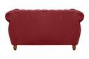 Ver imagem 5 de Namoradeira Realeza Sofá Chesterfield Decoração Sala Recepção Estilo Retrô Vermelho Bordô