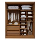 Ver imagem 4 de Guarda-roupa 4 Portas 100% Mdf Versátil