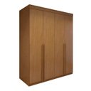 Ver imagem 2 de Guarda Roupa Casal 4 Portas e 4 Gavetas 100% MDF Versátil