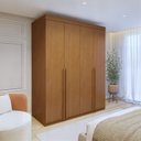 Ver imagem 1 de Guarda-roupa 4 Portas 100% Mdf Versátil