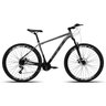 Bicicleta Mtb Aro 29 Gti Roma 21 Marchas e Freios a Disco Cor:preto Degradê+cinza;tamanho:15 - 1