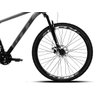 Bicicleta Mtb Aro 29 Gti Roma 21 Marchas e Freios a Disco Cor:preto Degradê+cinza;tamanho:15 - 4