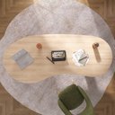 Ver imagem 5 de Conjunto para Escritório 2 Mesas Organic em Tamburato 2000cm Carvalho E Branco